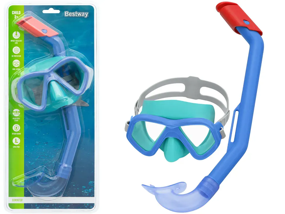 bestway 24023 ronilački set tirkizni - slika 2
