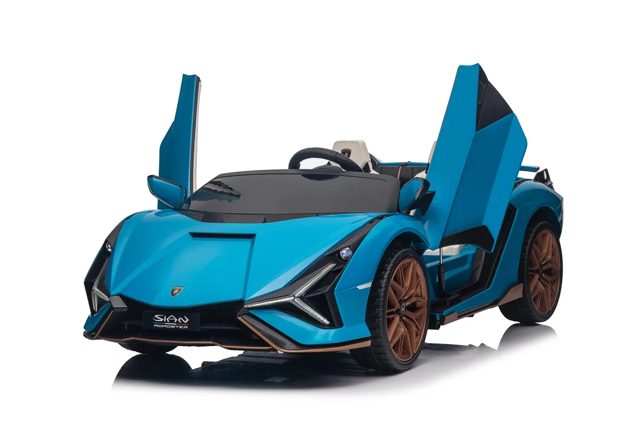 lamborghini sian auto na akumulator plavi - slika 5