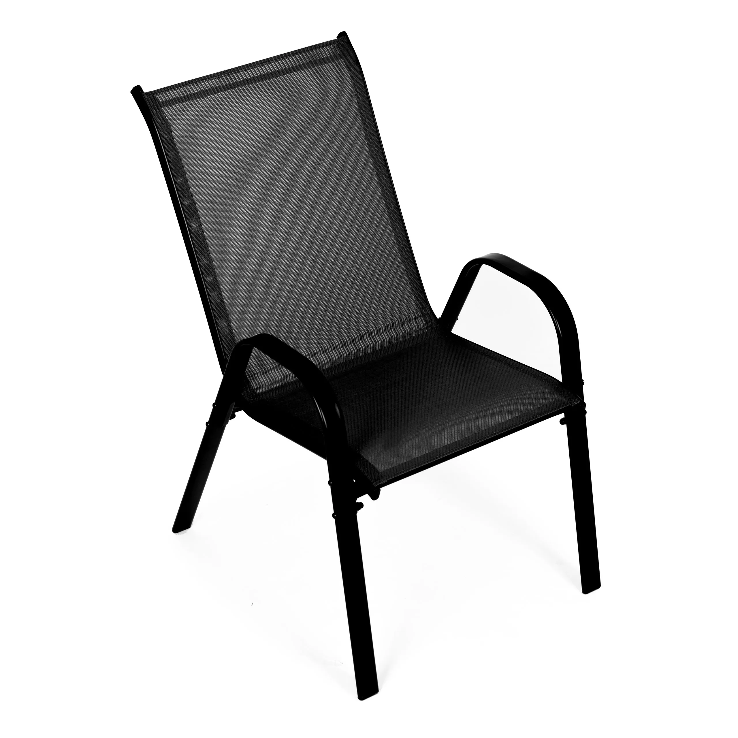 multigarden set od 4 vrtne stolice – za terasu ili balkon, crne - slika 6