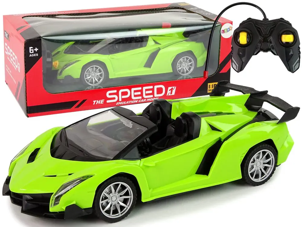 sportski auto na daljinsko upravljanje lambo speed 1:18 zeleni - slika 2