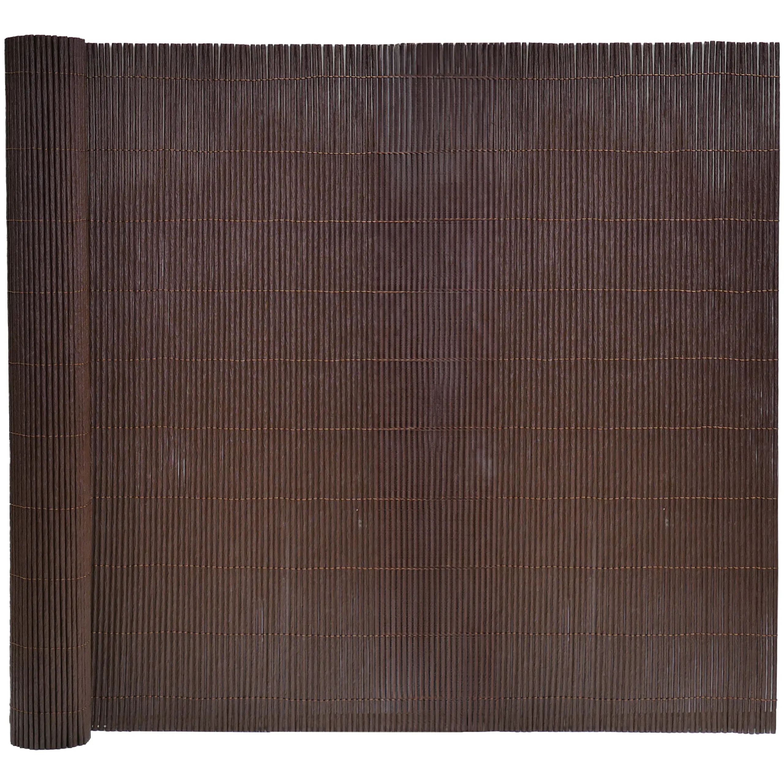 ojačana pp+pe prostirka za ogradu 150 x 500 cm smeđa - slika 2