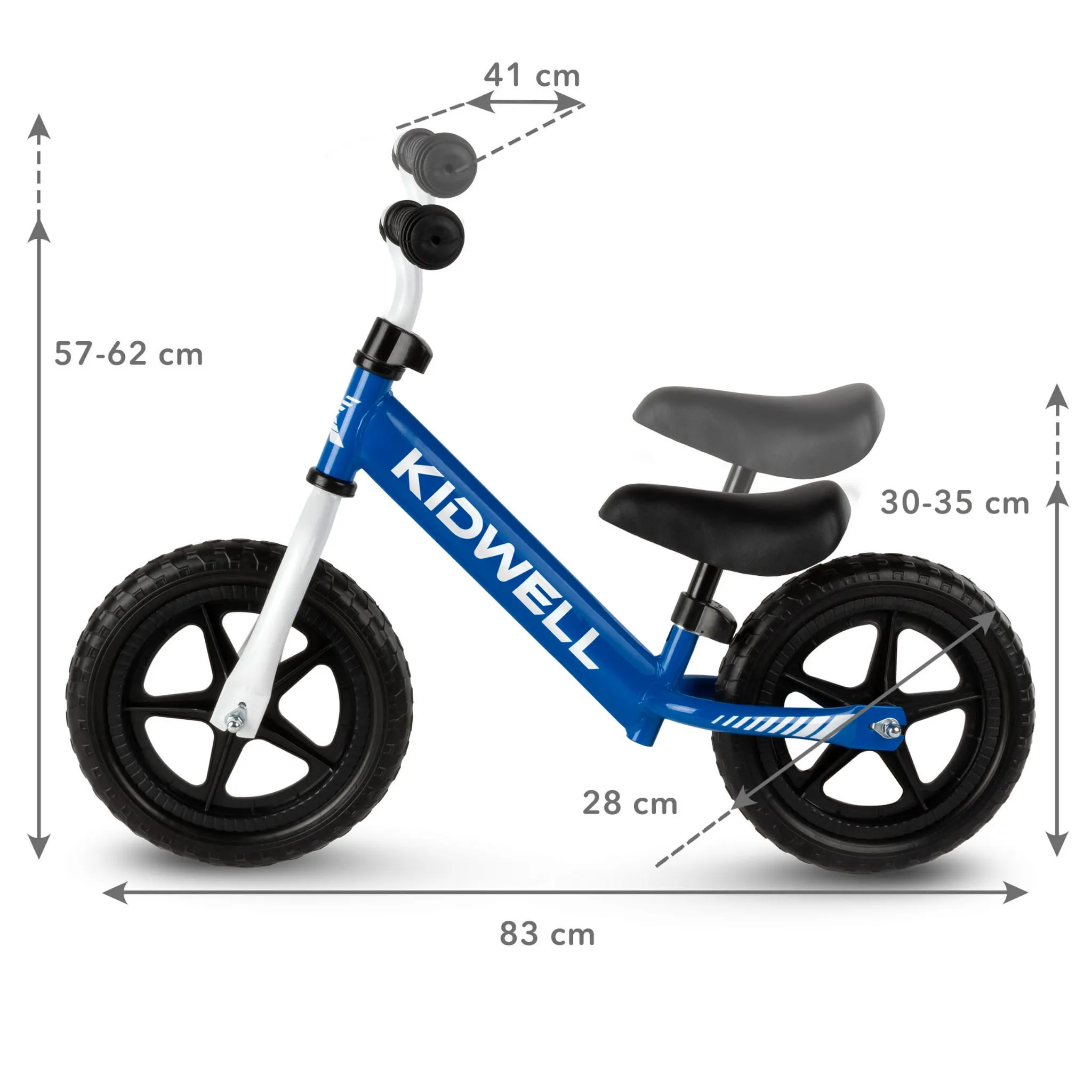 kidwell rebel dječji bicikl bez pedala, sky - slika 6
