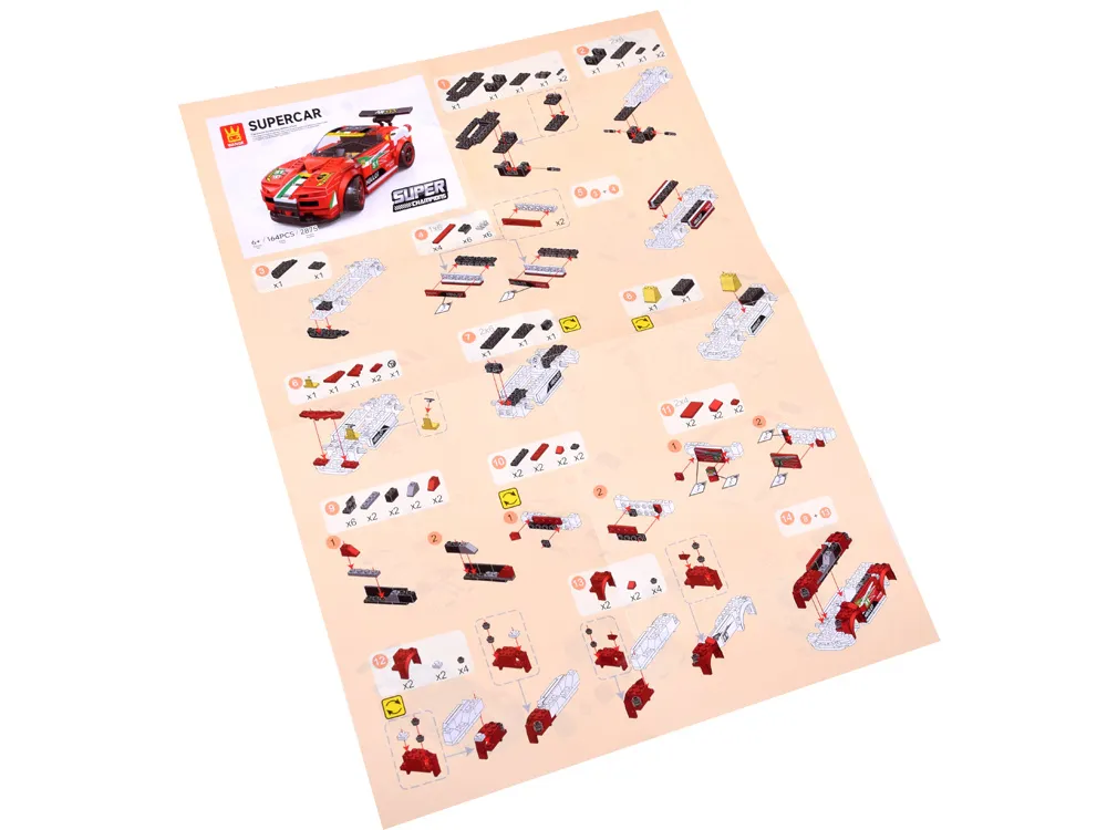 diy sportski automobil 164 komada za4289 - slika 6