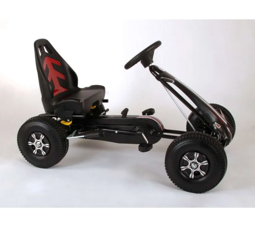 dječji volare racer karting crni - slika 5