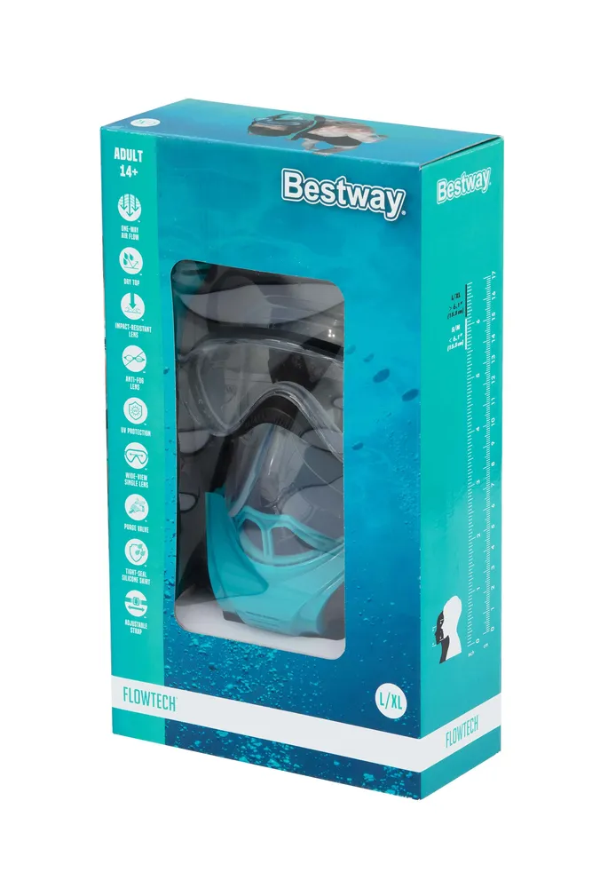 bestway maska za ronjenje preko cijelog lica l/xl - slika 9