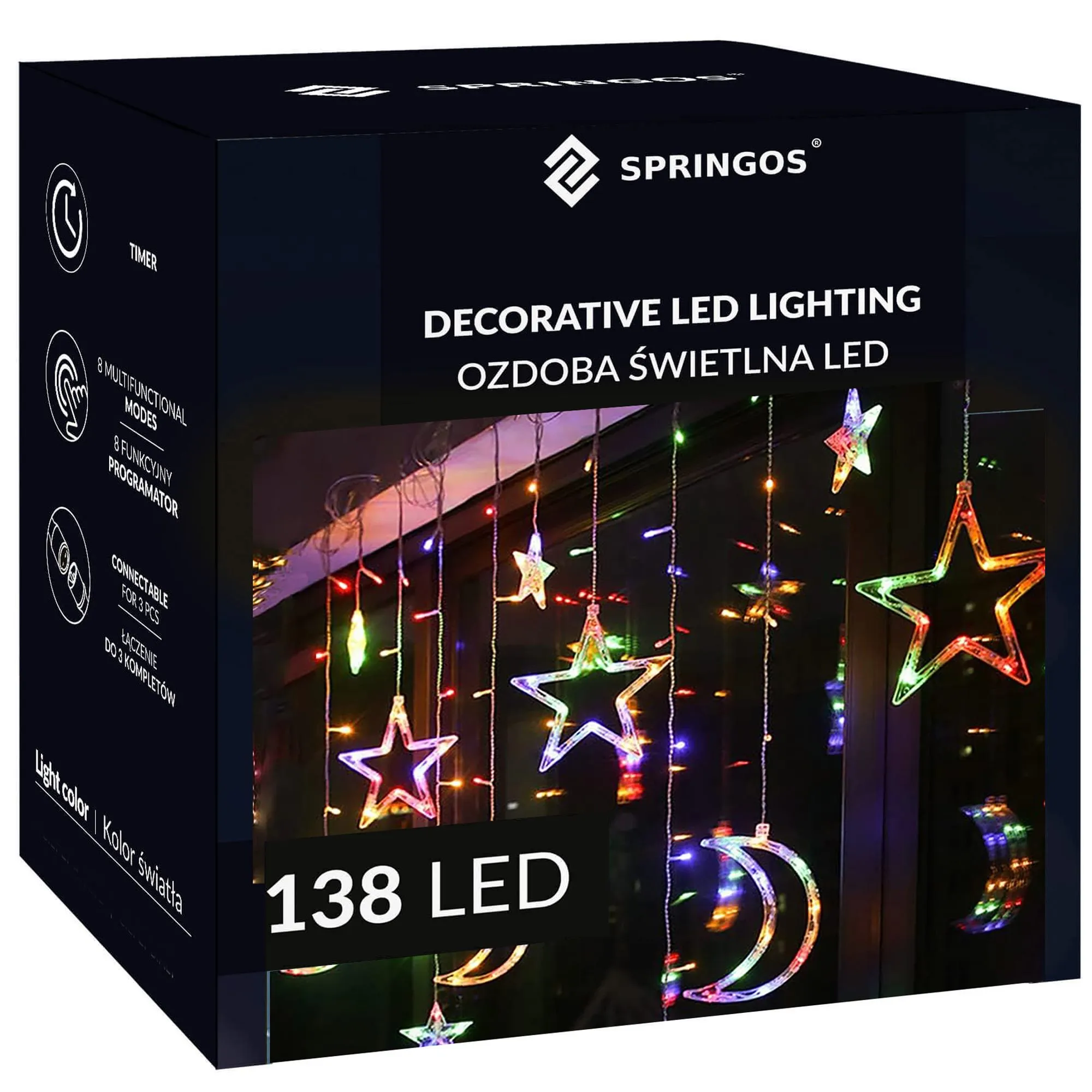 svjetlosni ukras 138 led dioda - slika 5