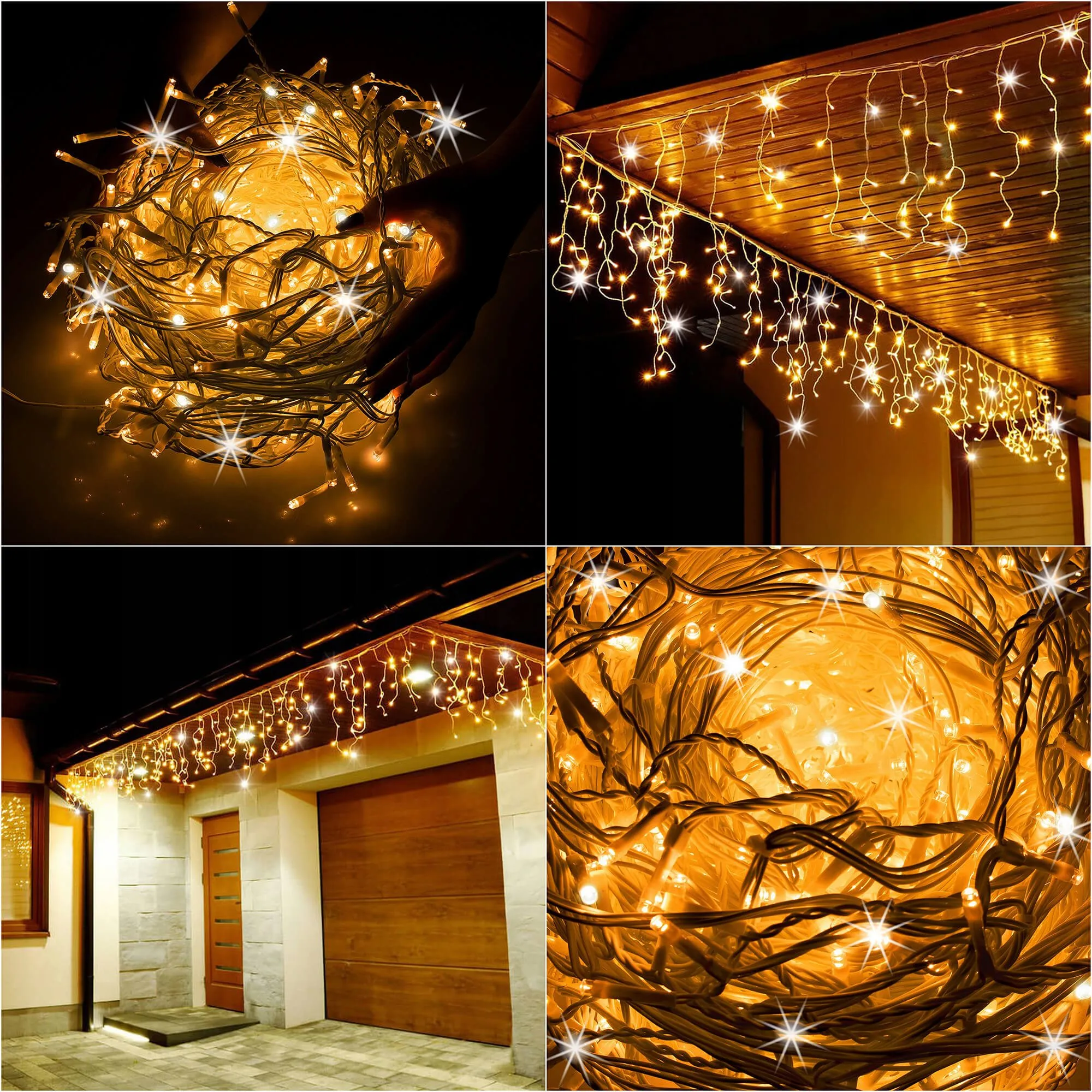 springos žaruljice zavjesa, 300 led - slika 4