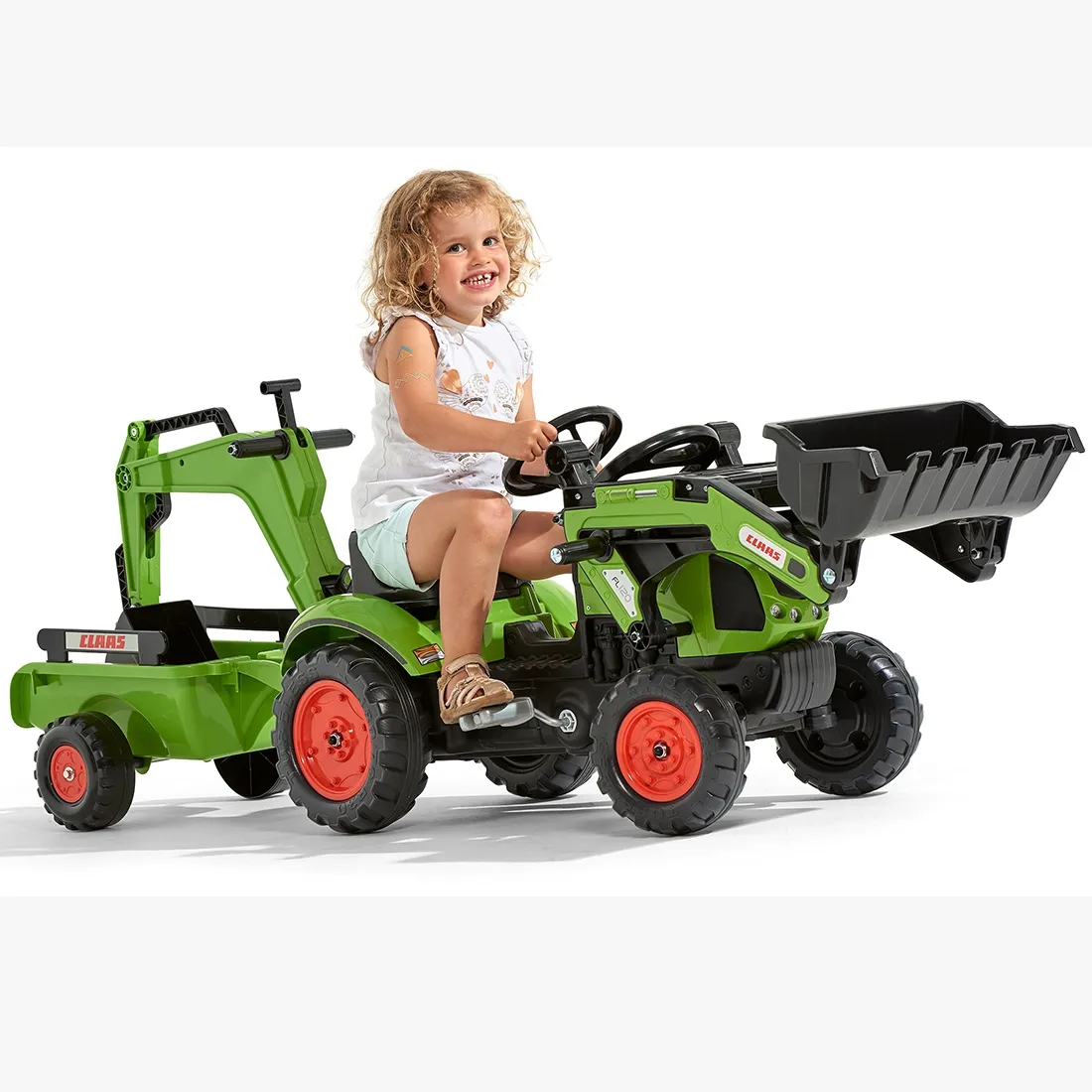 class traktor utovarivač na pedale s prikolicom - slika 3
