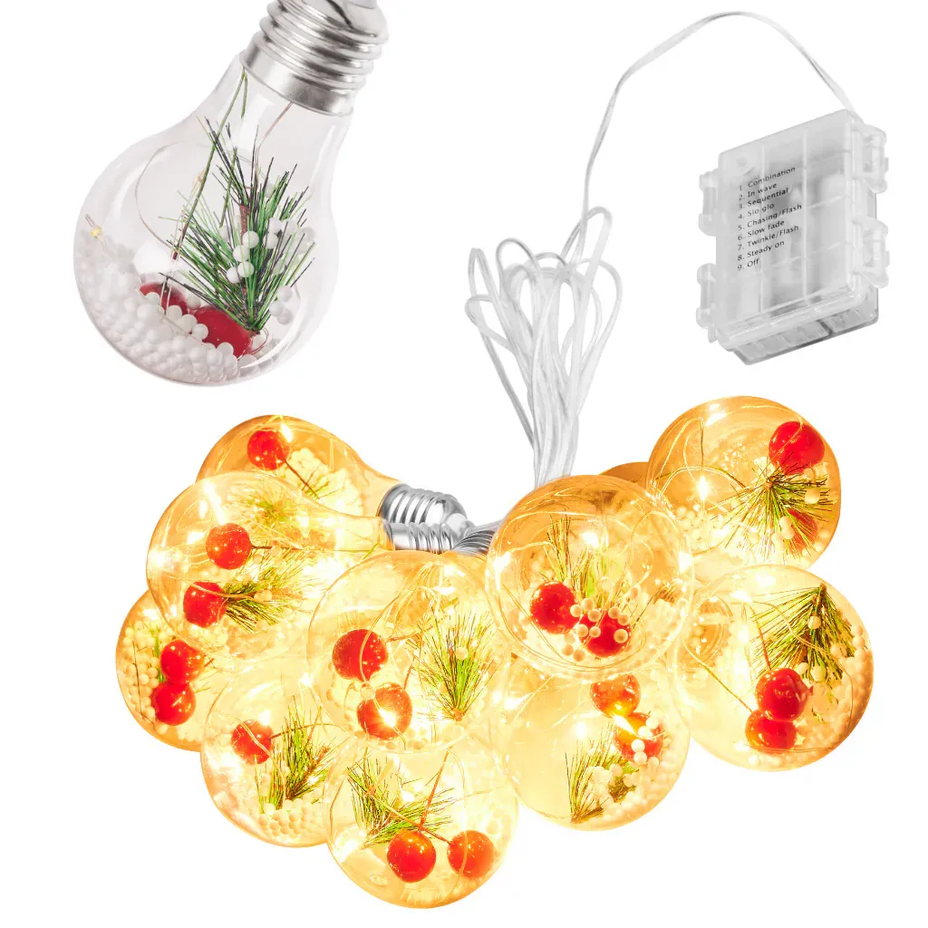 50 led svjetla u žaruljama 3m toplo bijele - slika 2