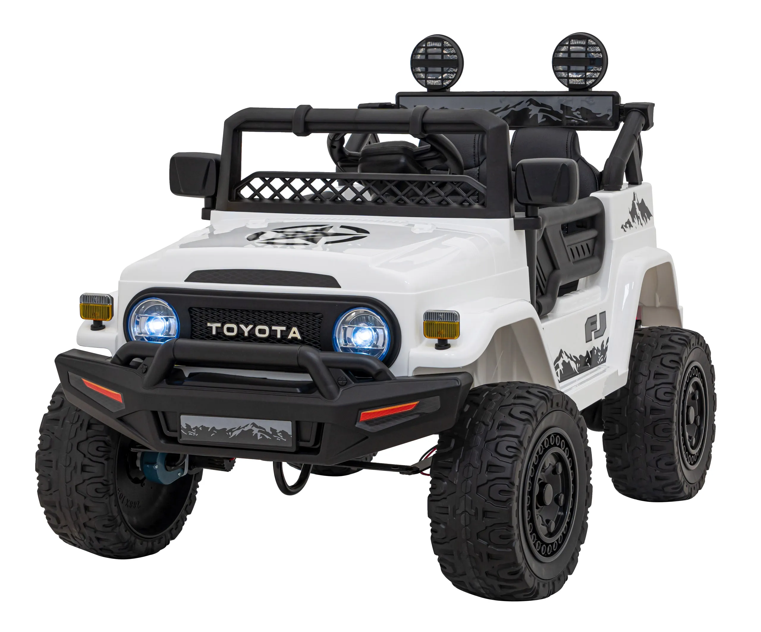 toyota fj cruiser, auto na akumulator, bijeli - slika 4