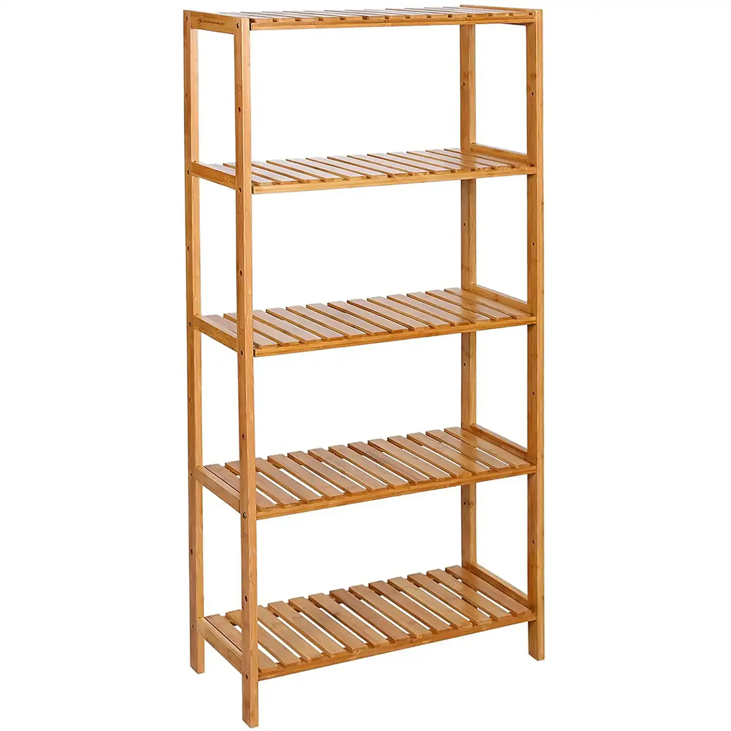 polica od bambusa 60 x 26 x 130 cm - slika 2