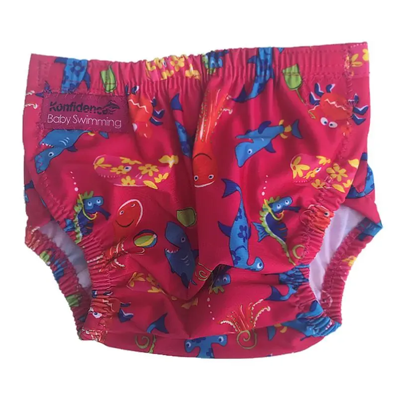 konfidence pelena za vodu za bebe aquanappies sea friends pink - slika 2