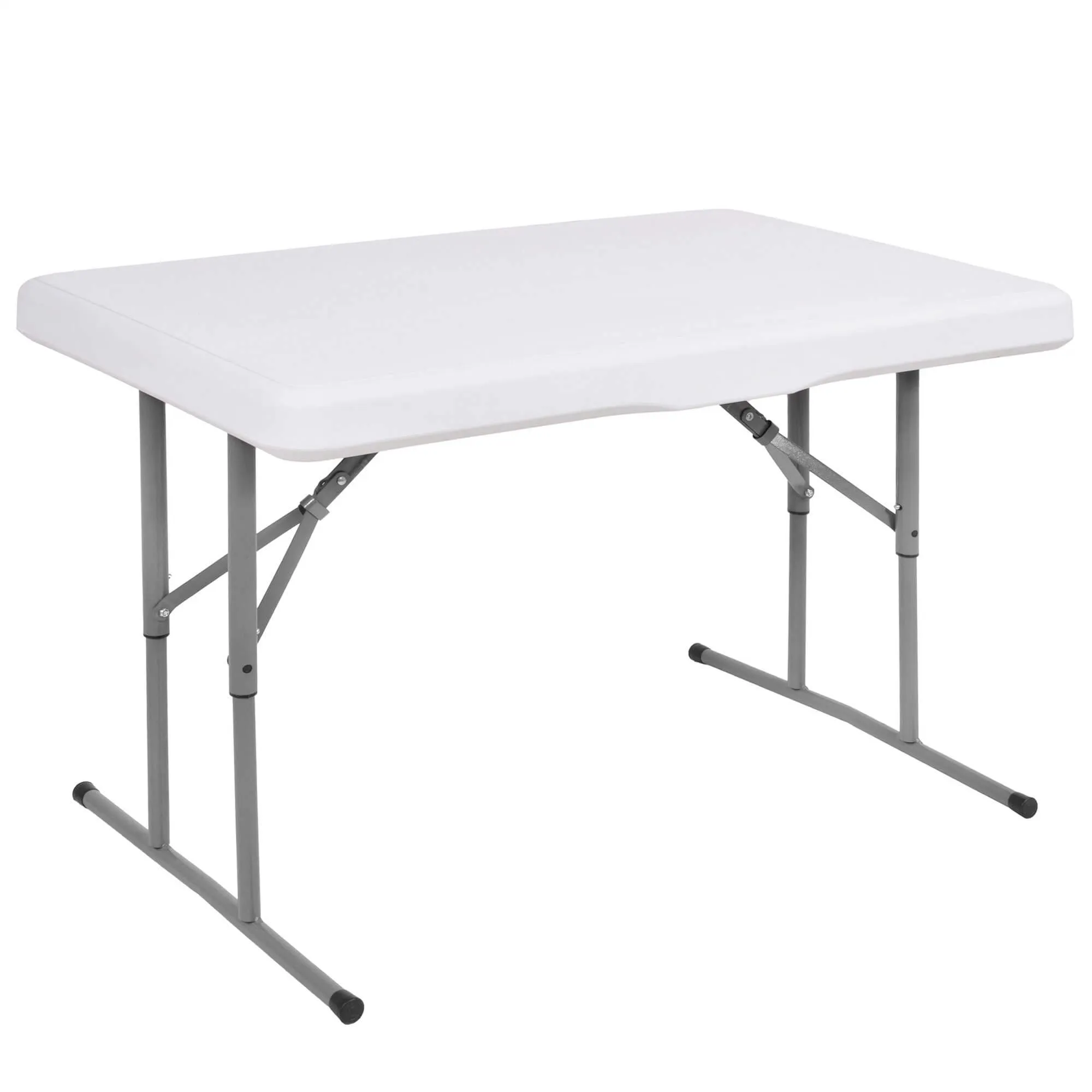 set za catering stol + klupe 105 x 65 x 69 cm bijeli - slika 12