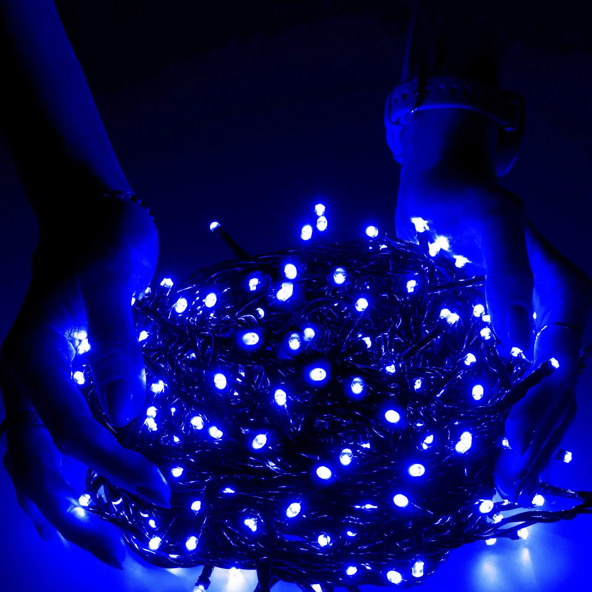 springos božićne lampice, 500 led, 31,5 m ,plava - slika 10