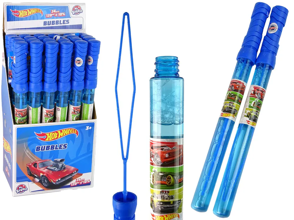 štapić na mjehuriće hot wheels 120ml plavi - slika 2