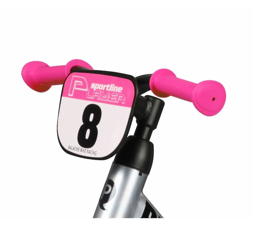 qplay dječji bicikl bez pedala player roza - slika 5