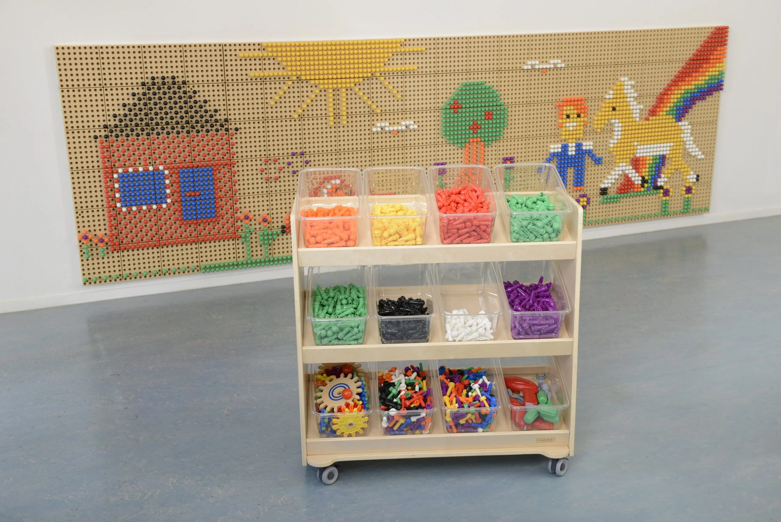 masterkidz set čavlića za ploču 512 kom. - 8 boja - slika 4