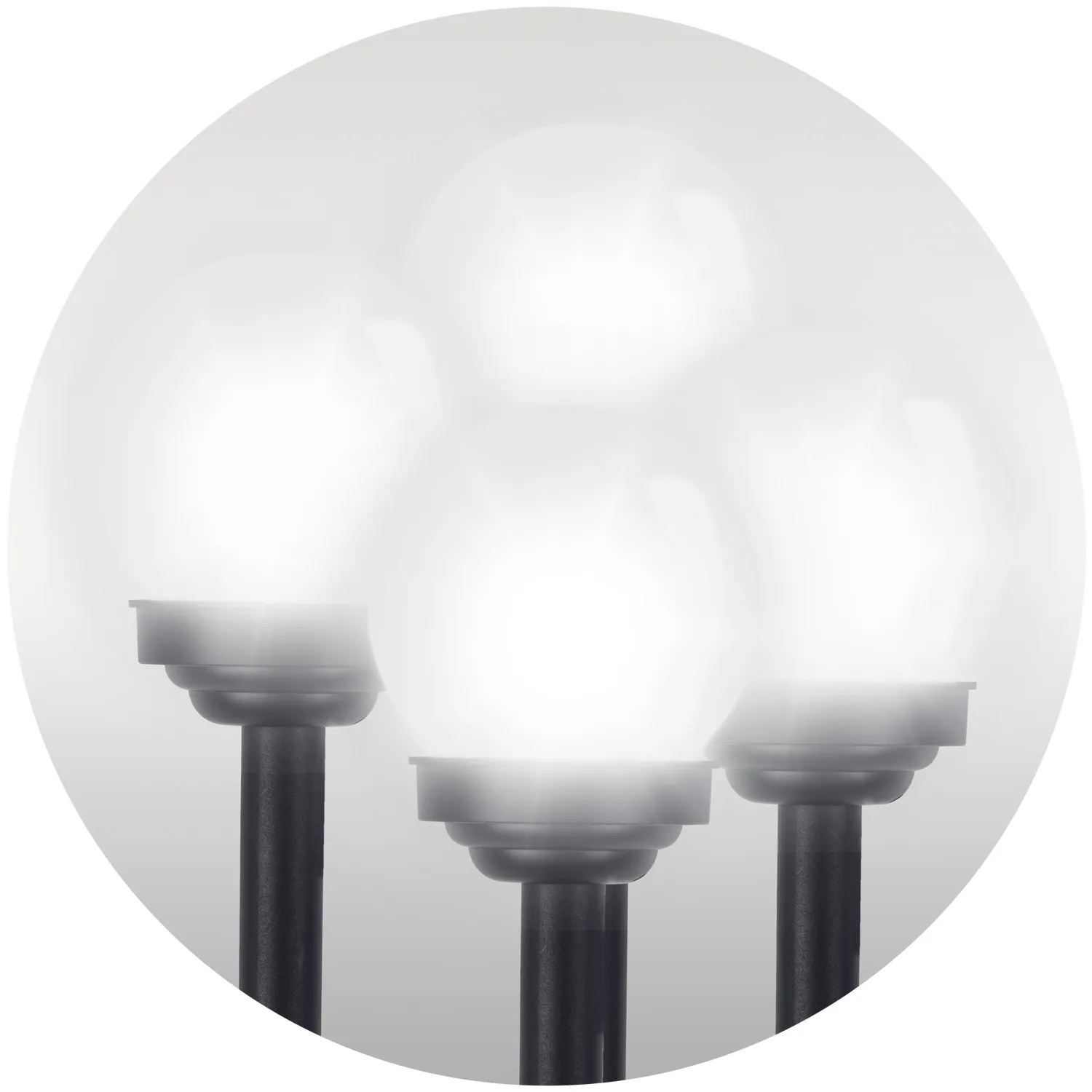 illumen ls-102 solarne kuglaste lampe, 4 kom - slika 6
