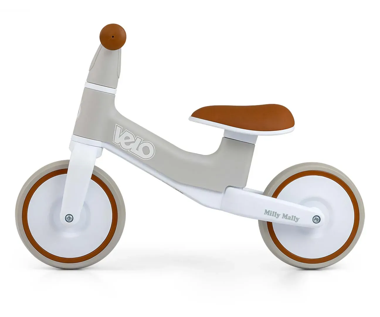 milly mally velo dječji bicikl bez pedala bež - slika 2
