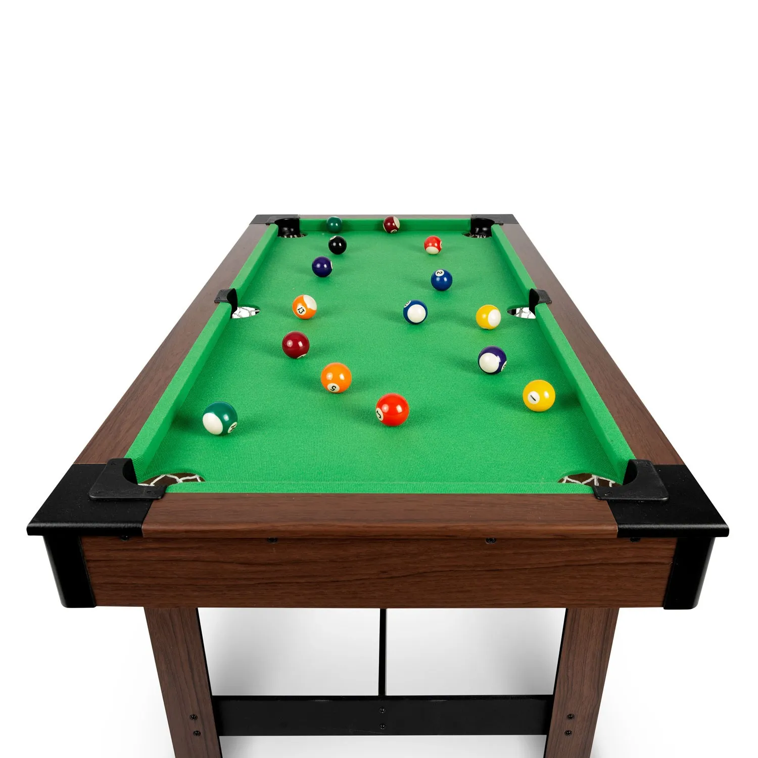 biljarski stol 122 x 61 x 76 cm ns-807 tamno smeđi - slika 5