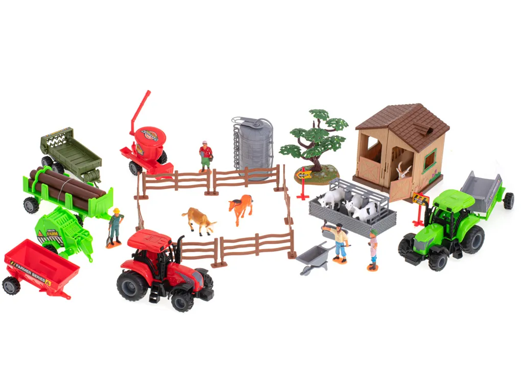 veliki set farma sa životinjama i strojevima 49kom. - slika 7