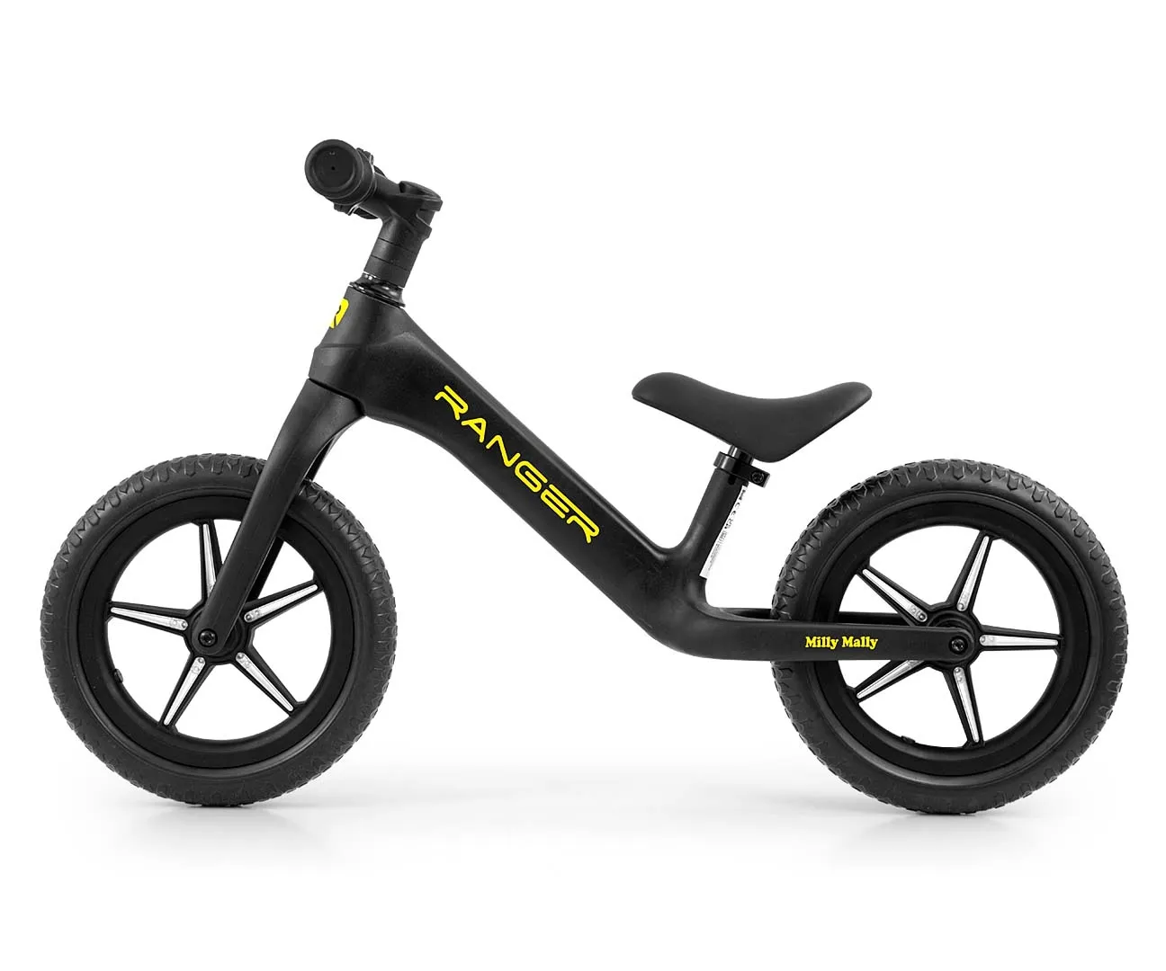 milly mally bicikl bez pedala ranger flash crni - slika 3