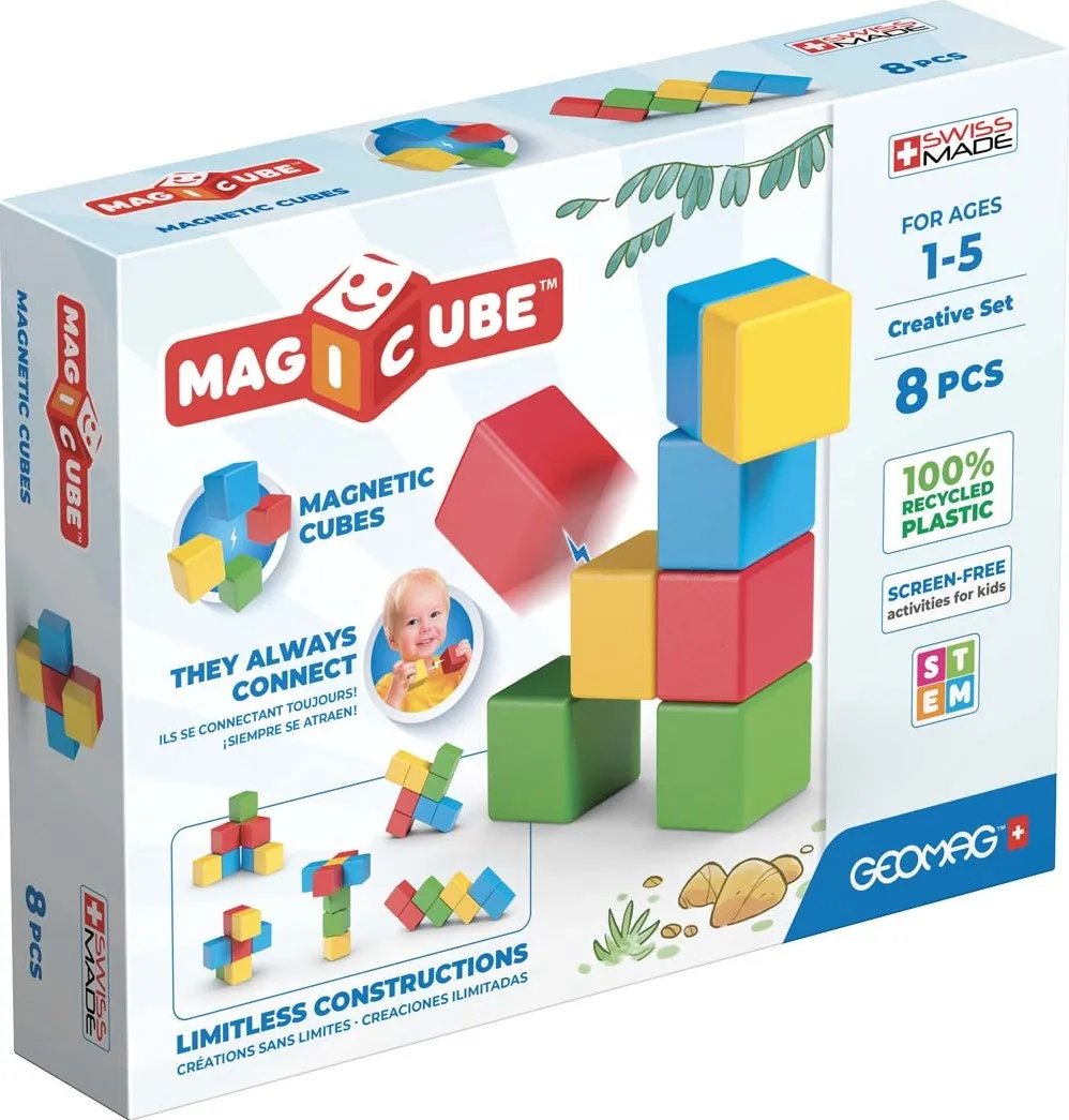 geomag magicube kreativni set, 8 kom - slika 2