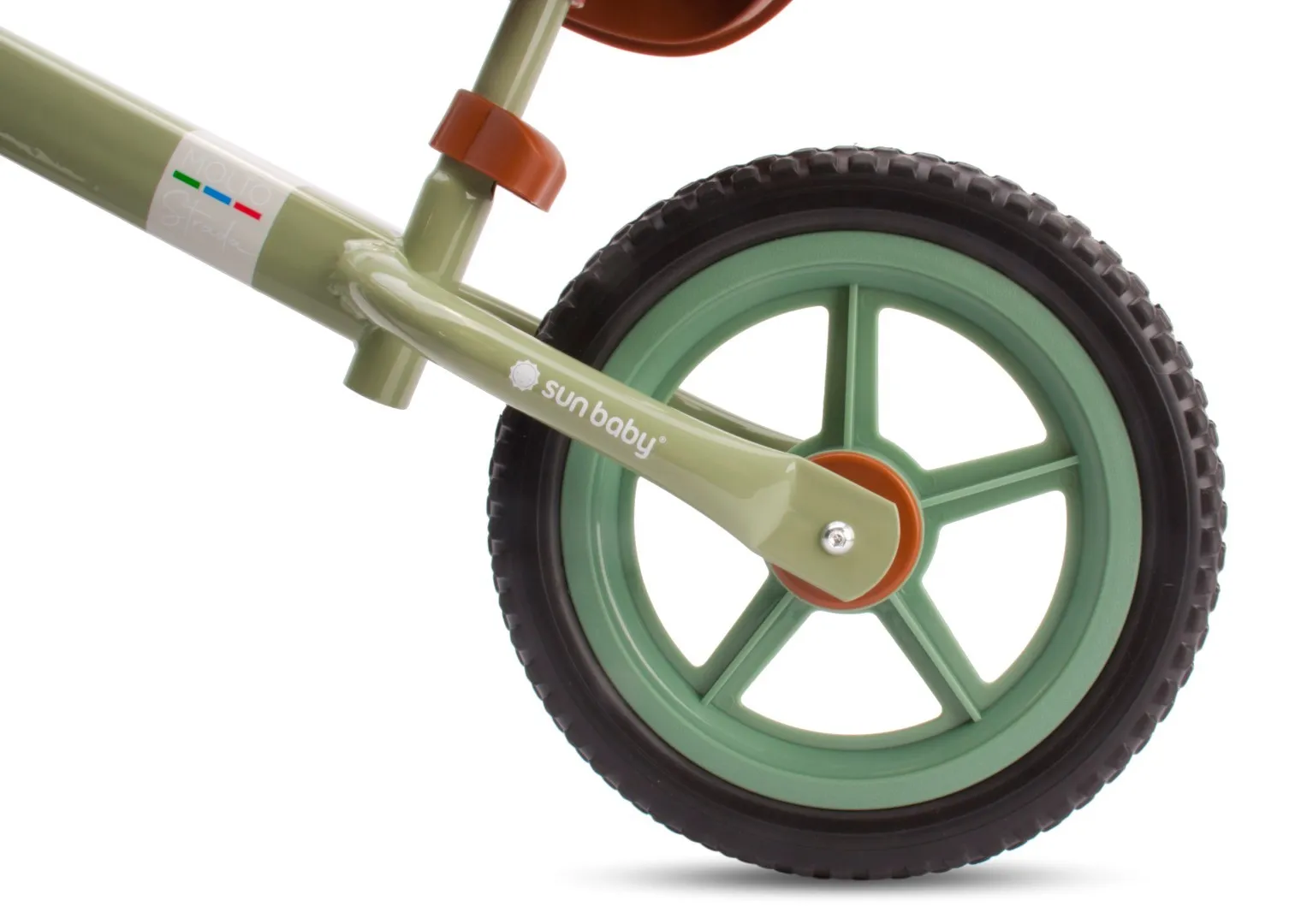 dječji bicikl bez pedala strada zeleni 12" - slika 5