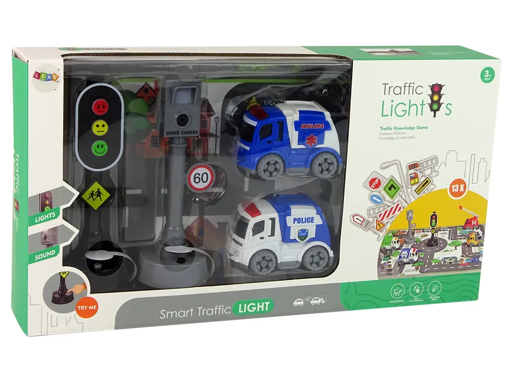 set automobila sa semaforima i prometnim znakovima - slika 8
