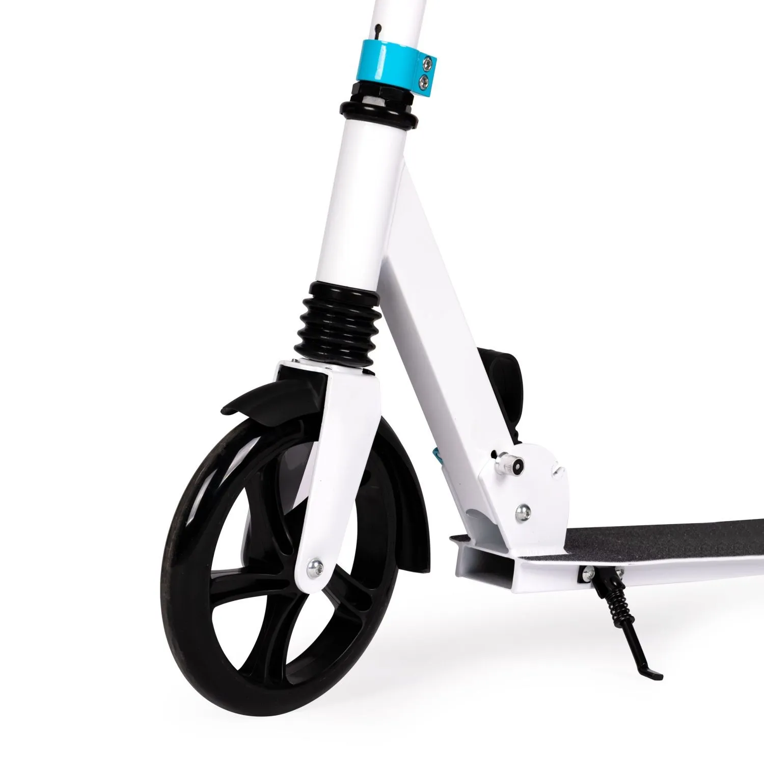 romobil za djecu i mlade – gradski, sklopivi, podesiva visina 95–105 cm, kotači 200 mm, bijeli - slika 5