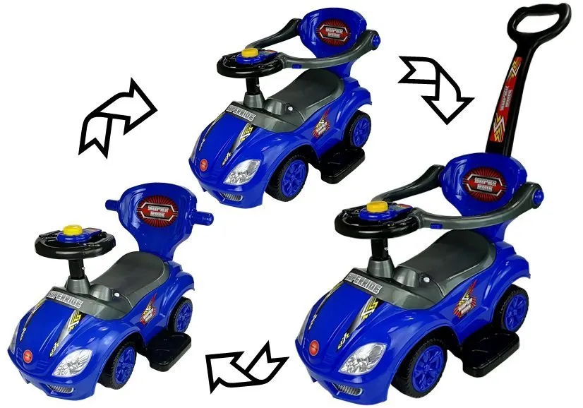 guralica mega car 3u1 plavi - slika 3