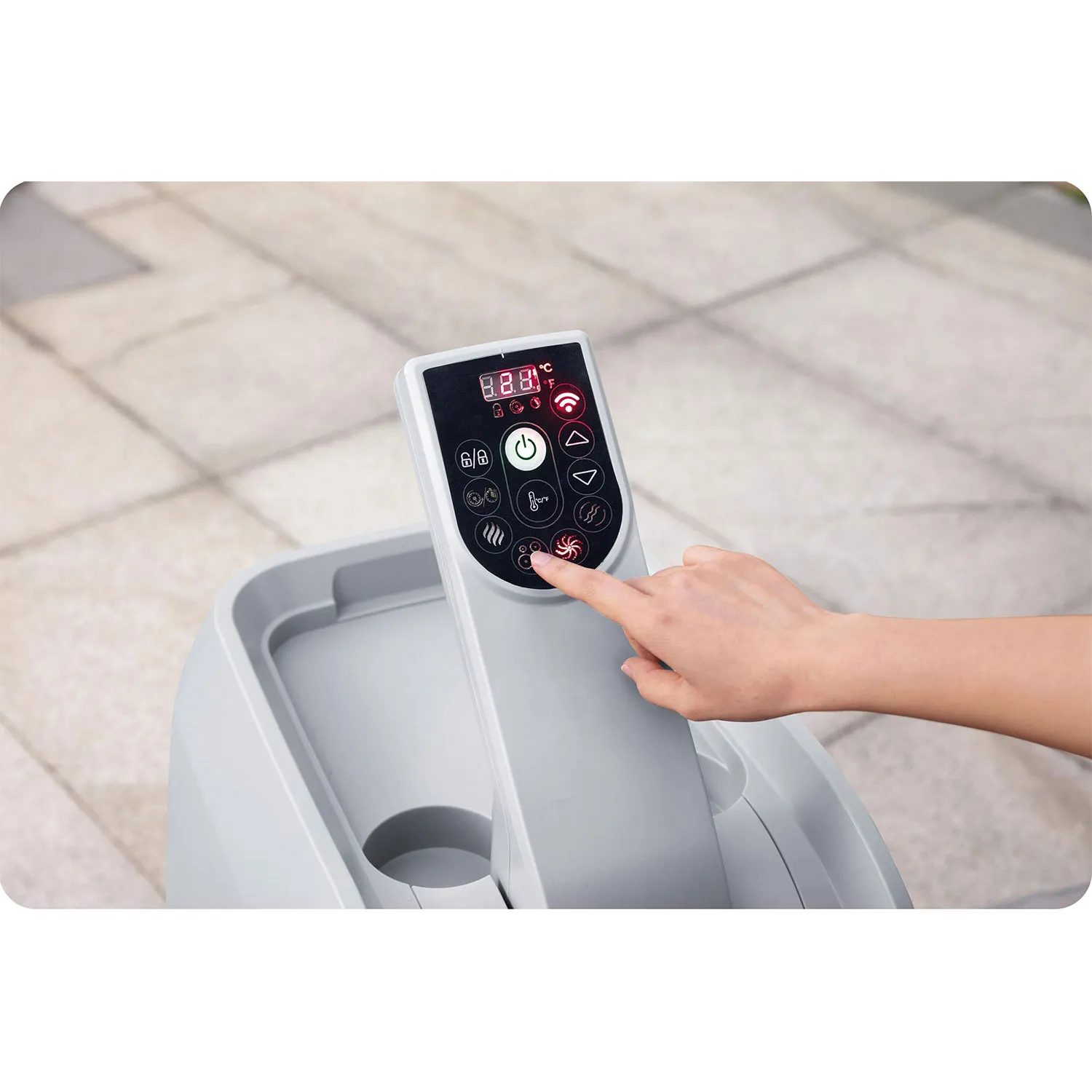 spa na napuhavanje lay-z santorini pro 7 osoba bestway - slika 8