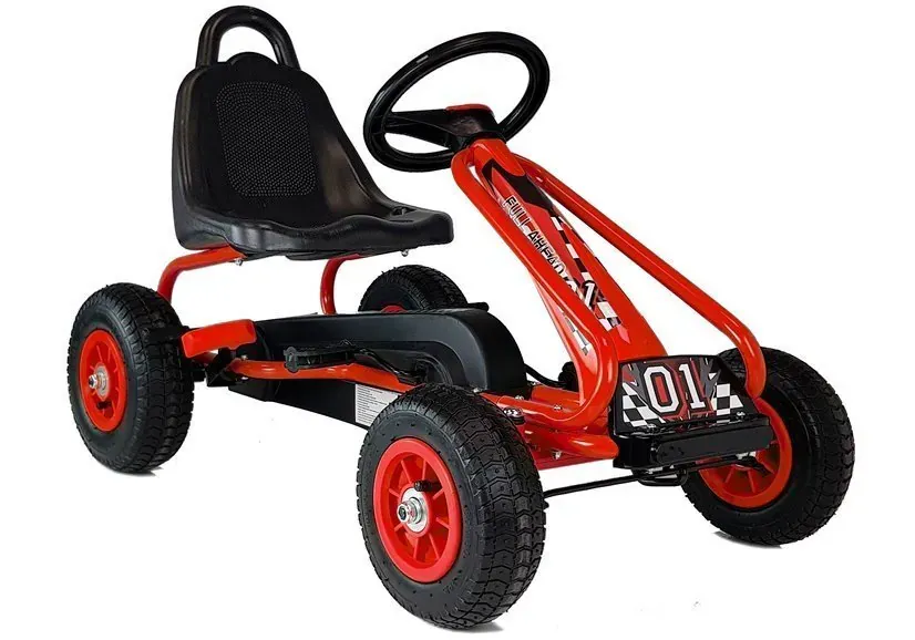 go-kart s pedalama crveni - slika 2