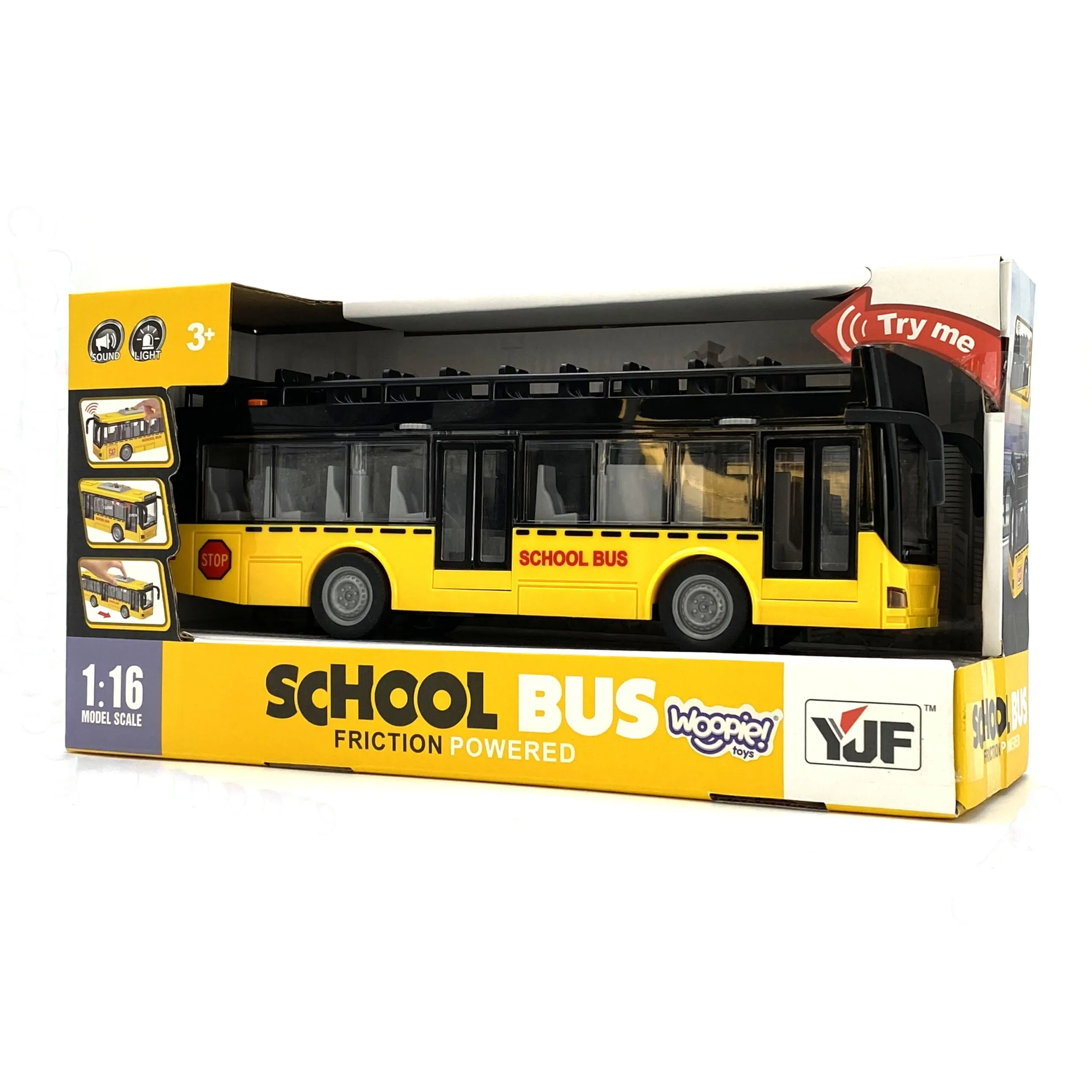 woopie autobus s svjetlosnim zvukovima na frikcijski pogon 1:16 - slika 9
