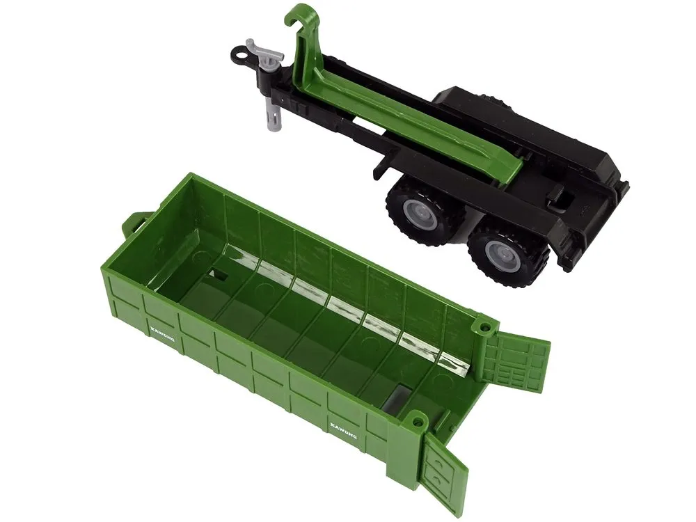 traktor s odvojivom prikolicom zeleni - slika 5