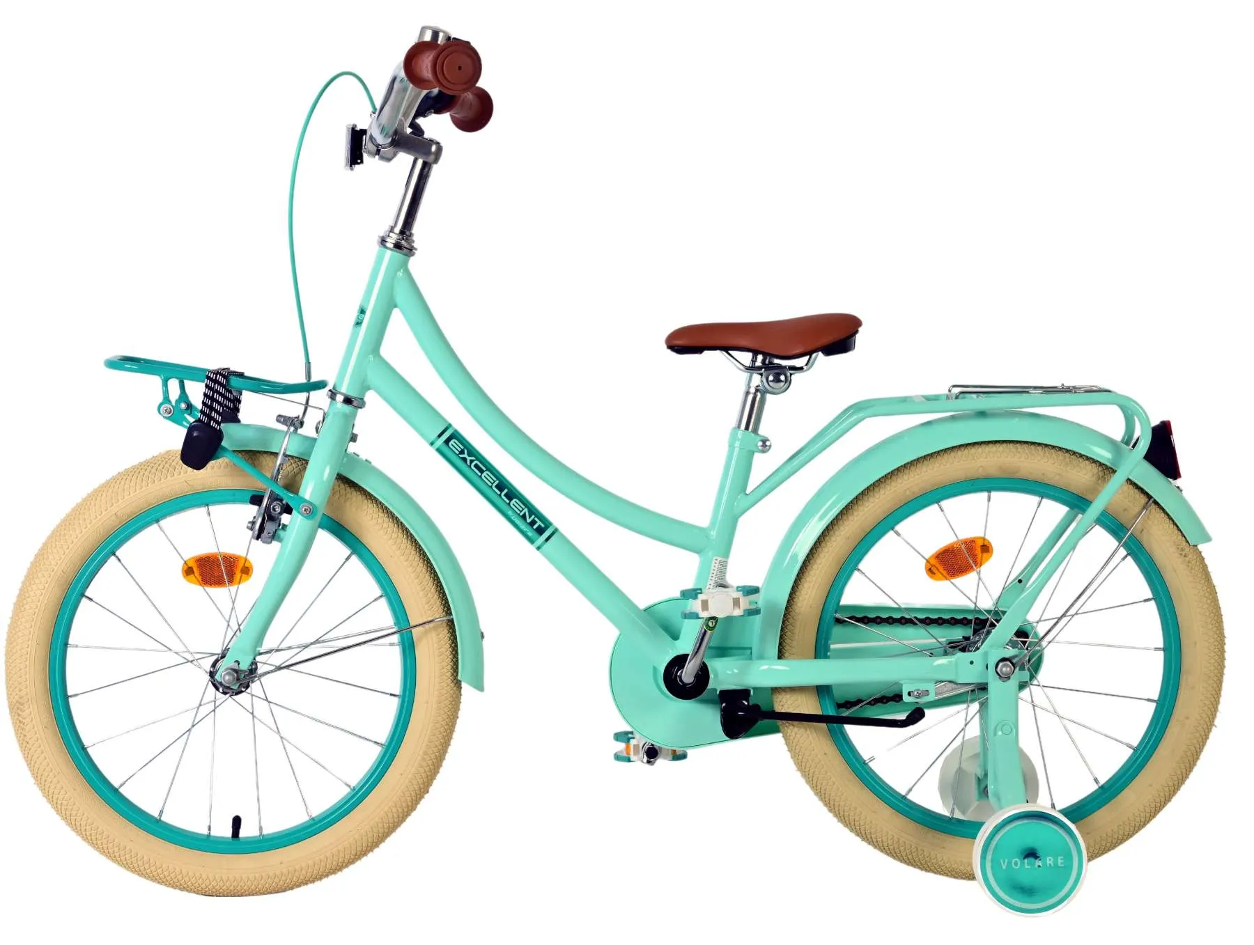 volare dječji bicikl excellent 18″ zelene boje - slika 8