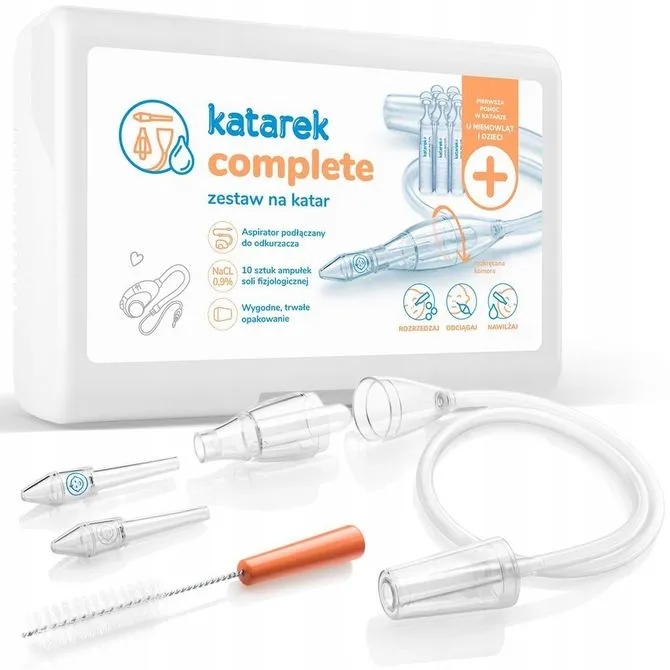 katarek complete aspirator s 10 ampula fiziološke otopine - slika 4