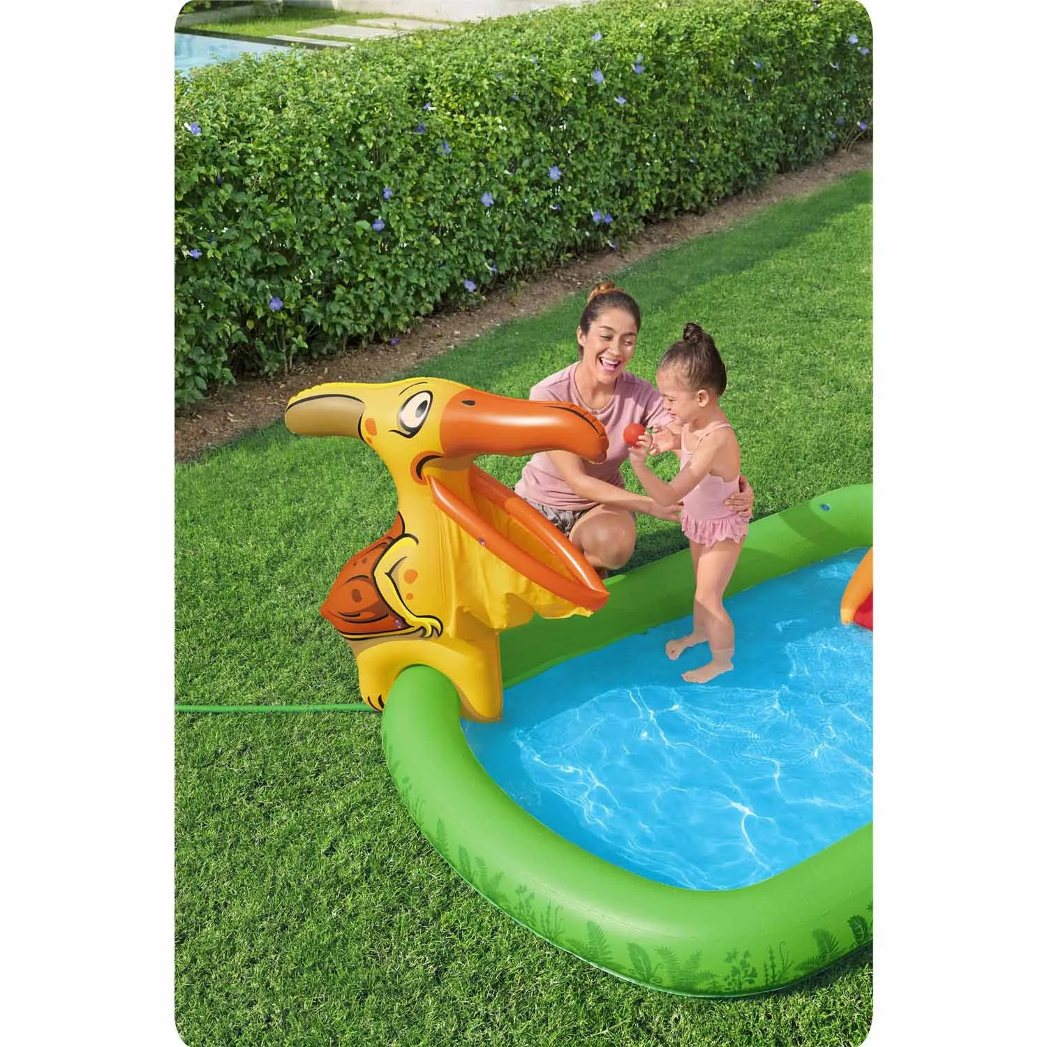 bestway jurassic splash – dječji napuhani bazen s toboganom, 241 × 140 × 137 cm - slika 9