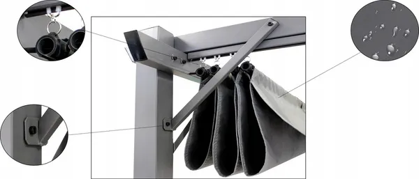 vrtna pergola 3 × 4 m – tun5699 - slika 9