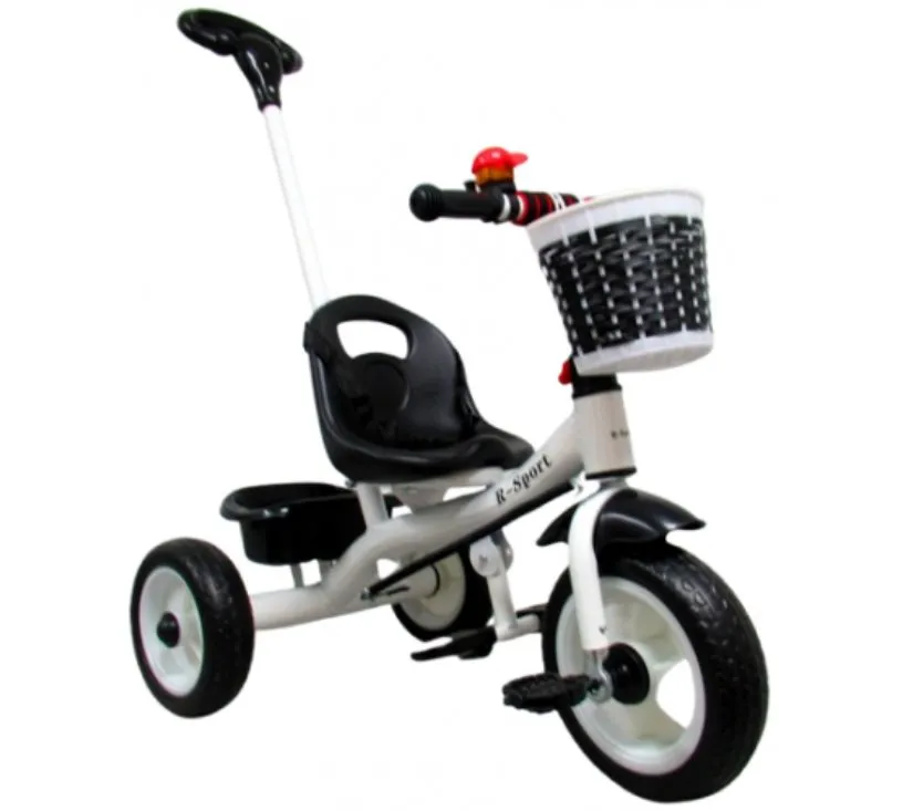 tricikl t8 bijeli i crni eva kotači push bike - slika 12
