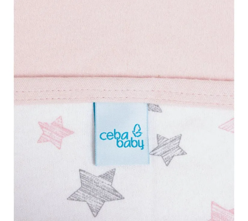 ceba baby pokrivač dječji(90x100) candy pink pink stars - slika 3