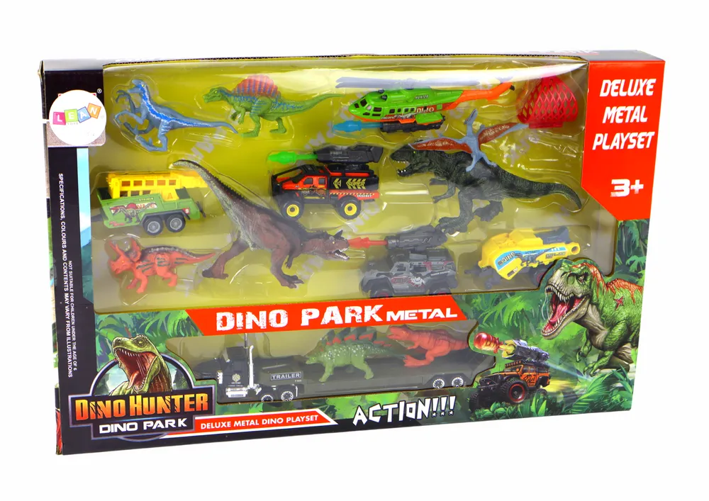 set vozila s 8 dinosaura - slika 5