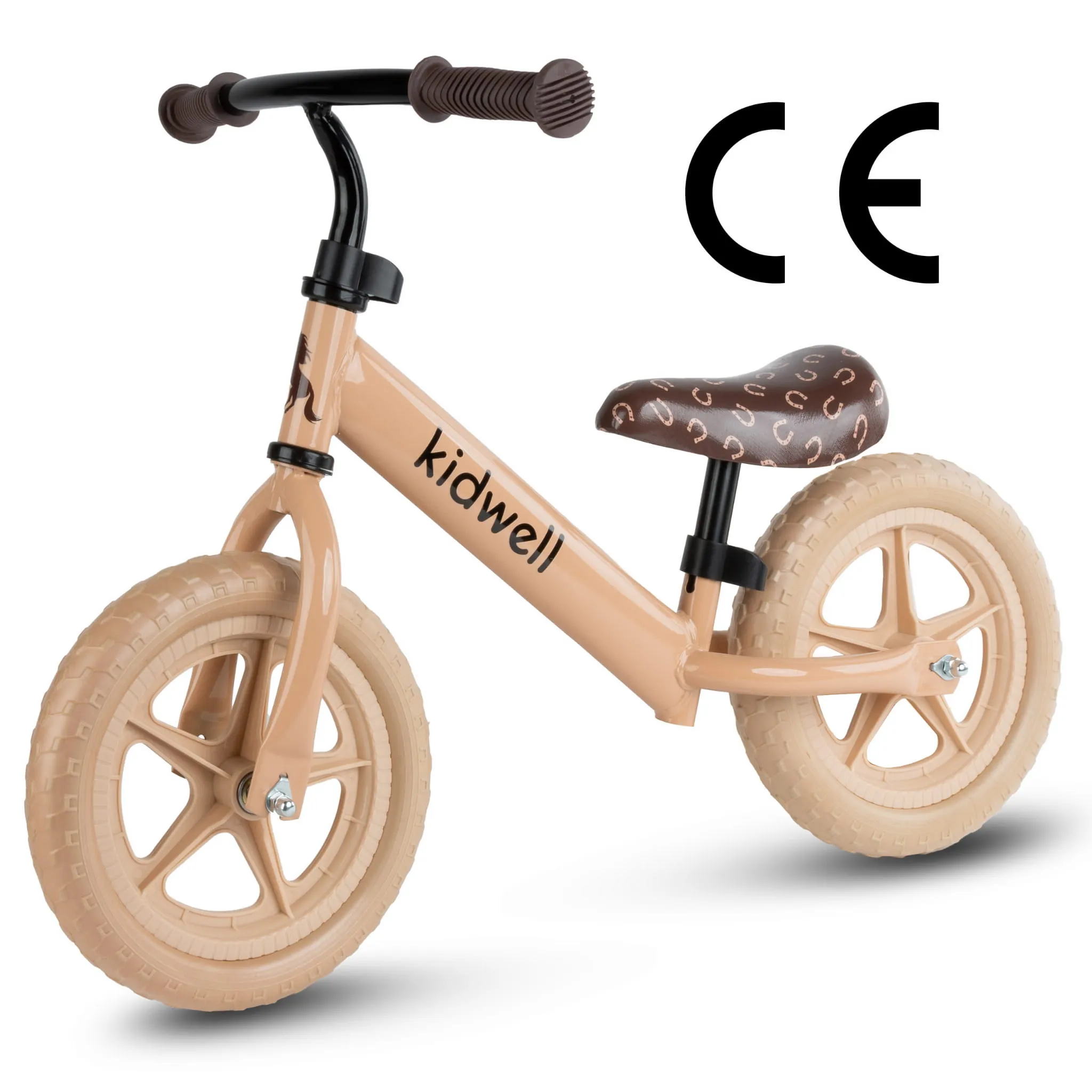 kidwell rebel dječji bicikl bez pedala, bež - slika 8
