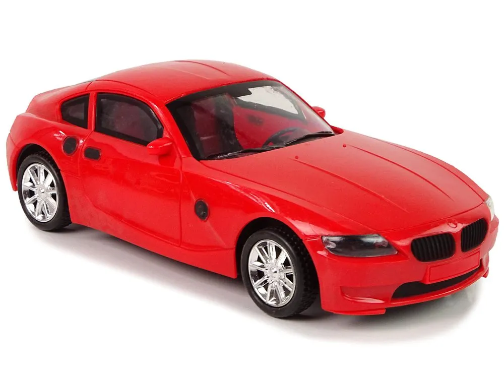 igračka monster truck s prikolicom i bmw-om 58cm crno - crveni - slika 6