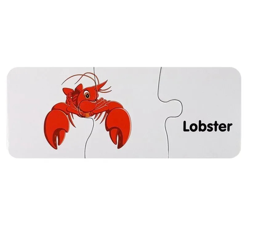 edukativne puzzle - oceanske životinje na engleskom - slika 9