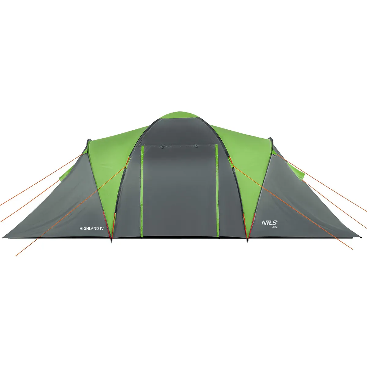 nils camp šator za kampiranje highland iv zeleno-sivi - slika 2