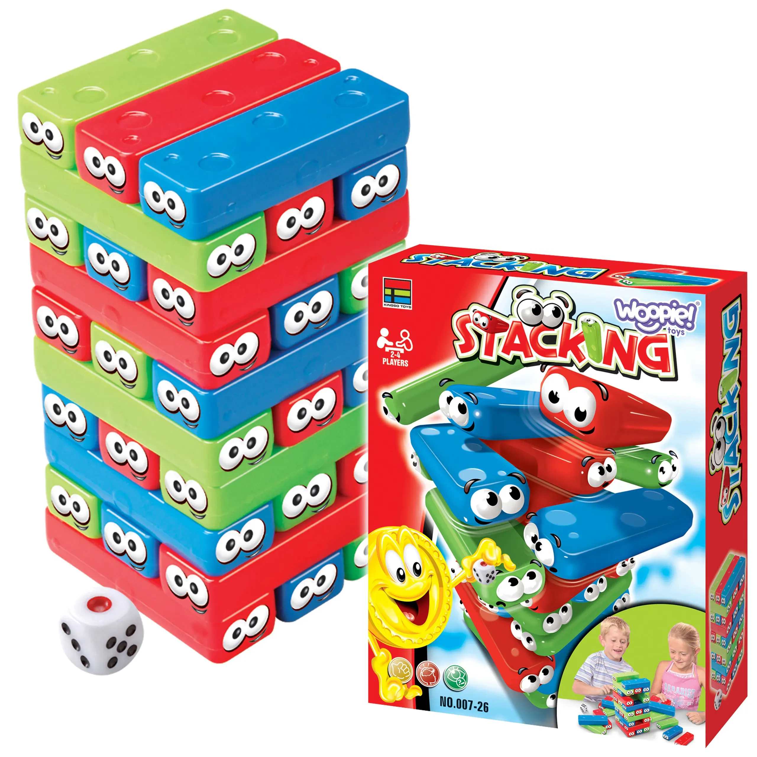 woopie društvena igra " kula ljuljačka s jenga blokovima " 4+ - slika 2