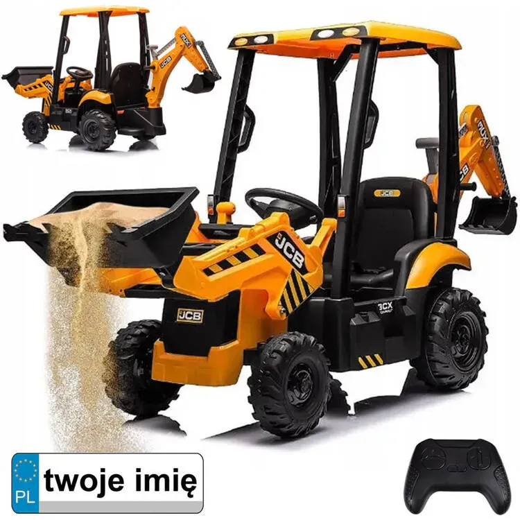 veliki traktor/bager, 4u1 građevinsko vozilo pa0312 - slika 2