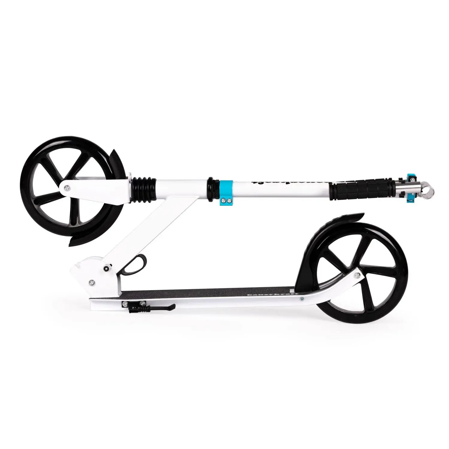 romobil za djecu i mlade – gradski, sklopivi, podesiva visina 95–105 cm, kotači 200 mm, bijeli - slika 8