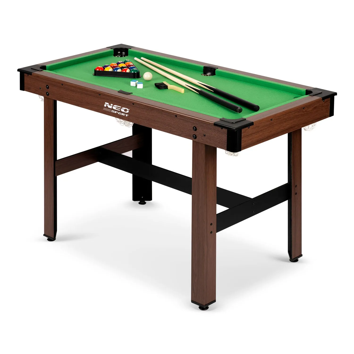 biljarski stol 122 x 61 x 76 cm ns-807 tamno smeđi - slika 3